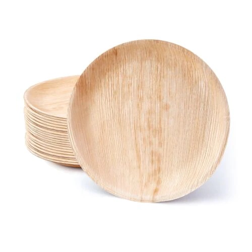 Palm Plate Round Shallow 8" (10pcs)