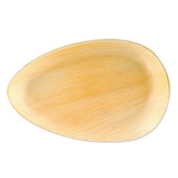 Palm Plate Ovel 7"x5" (10Pcs)