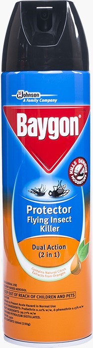 Baygon Protector Flying Insect Killer 500ml