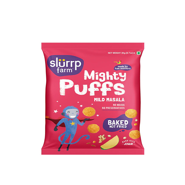 Slurrp Farm Mighty Puffs Mild Masala 20g