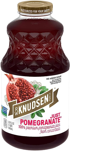 Knudsen Pure Pomegranate Fruit Juice 100% Unsweetened  (32OZ) No added sugar 946ml