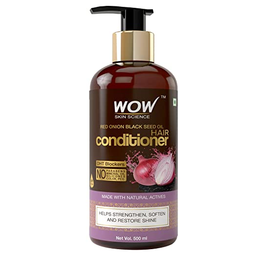 WOW Skin Science Red Onion Black Seed Oil Hair Conditioner with Red Onion Seed Oil Extract  500mL