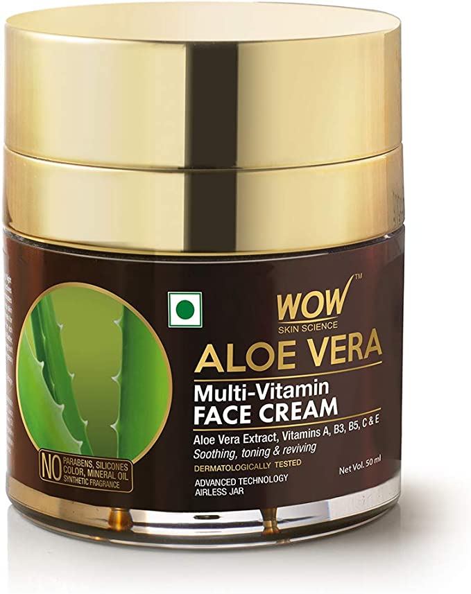 WOW Skin Science Aloe Vera Multi-Vitamin Face Cream 50ml