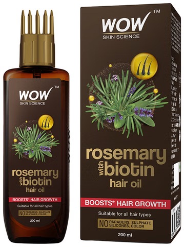 WOW Skin Science Rosemary with Biotin Hair Oil 200ml