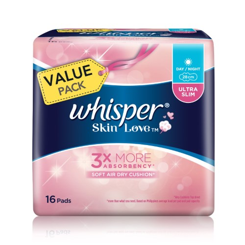 Whisper Skin Love 16 Pads