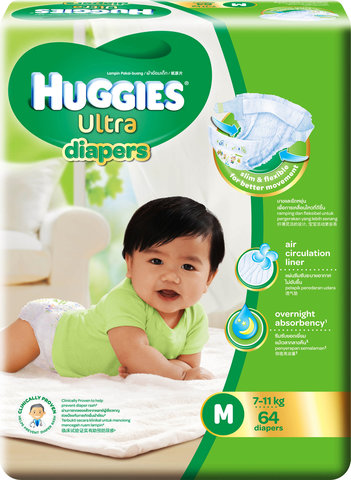 Huggies Ultra Diapers - M 64's