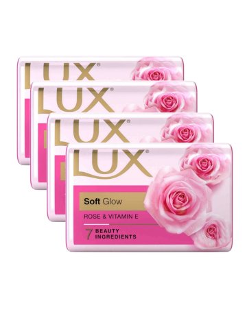 Lux Radiant Glow Soap 75g (Pack 4)