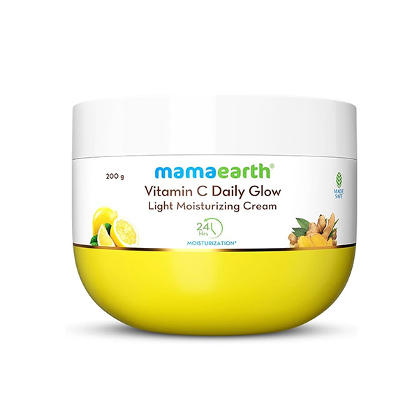 Mamaearth Vitamin C Daily Glow Light Moisturizing Cream with Turmeric 200g