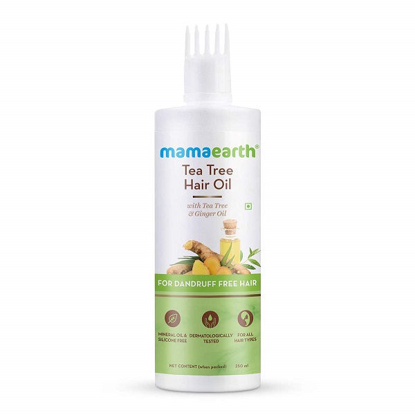 Mamaearth Tea Tree Hair Oil With Ginger Oil 250ml