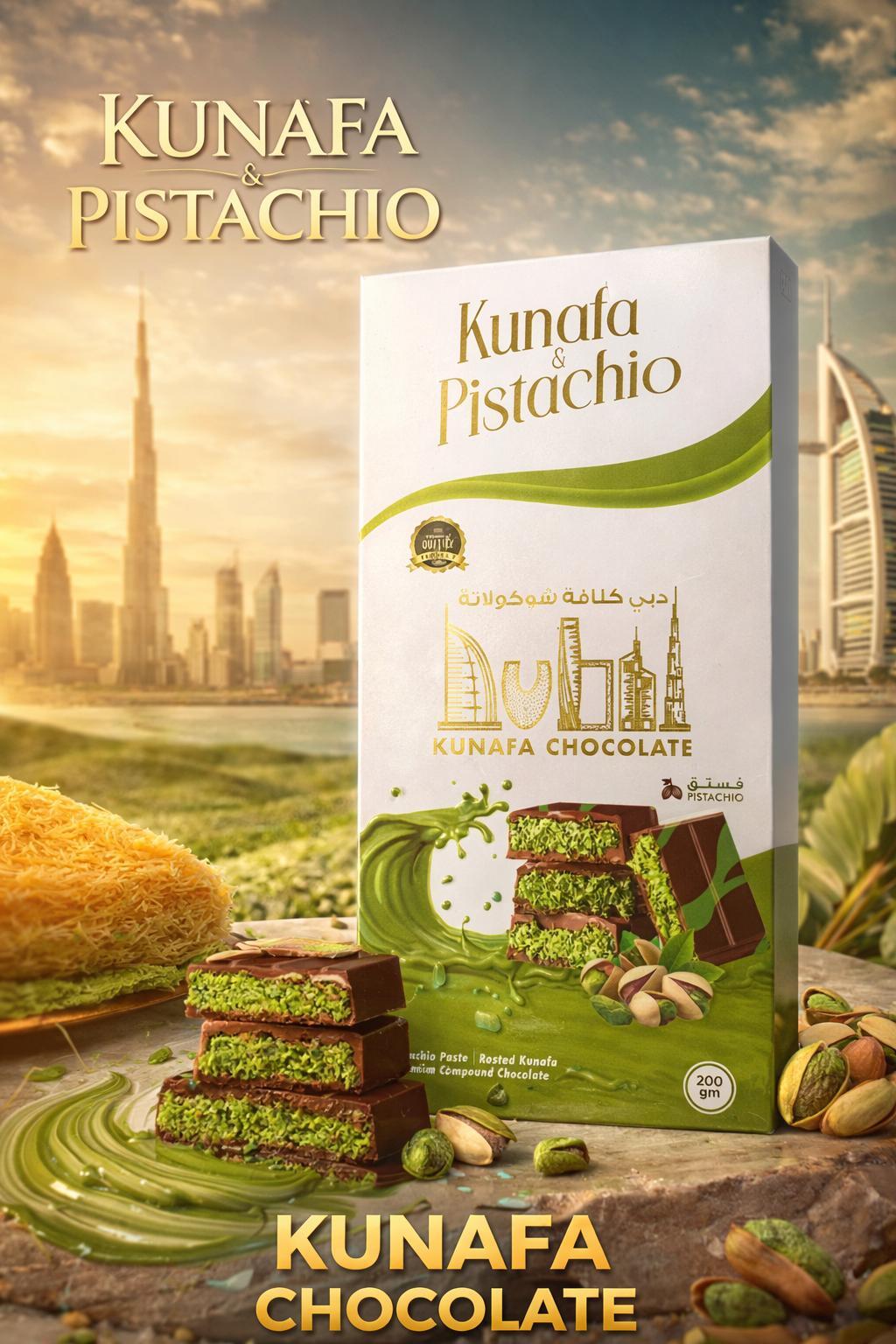 KUNAFA PISTACHIO CHOCOLATE 200 GM