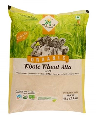 24 Mantra Organic Whole Wheat Atta 1Kg