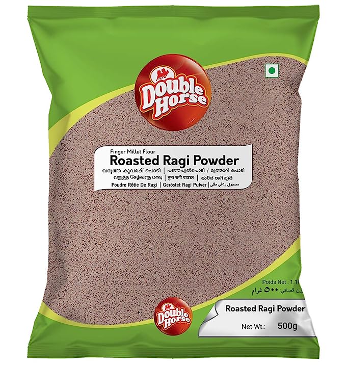 Double Horse Roasted Ragi Powder 500g