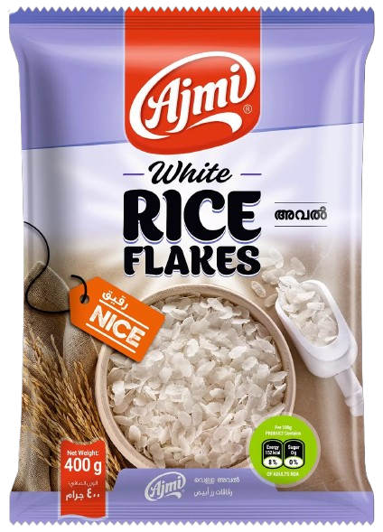 AJMI WHITE RICE FLAKES NICE 400 GM