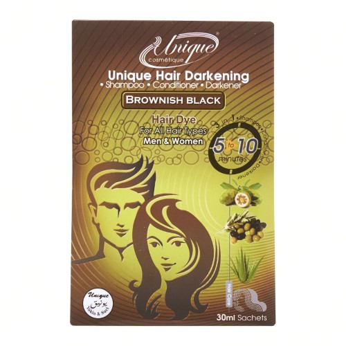 Unique Darkening Shampoo Brown 10's