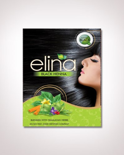 Elina Hair Colour Natural Brown 100gm