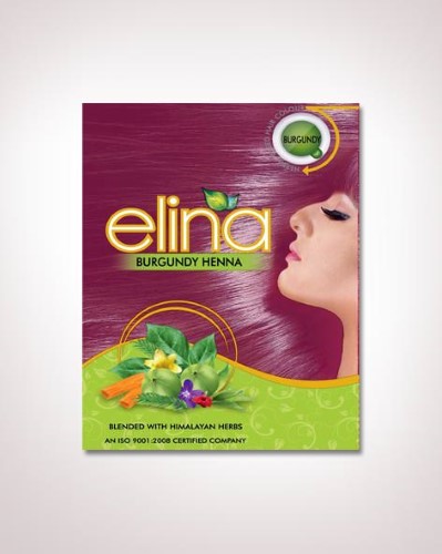 Elina Hair Colour Burgundy