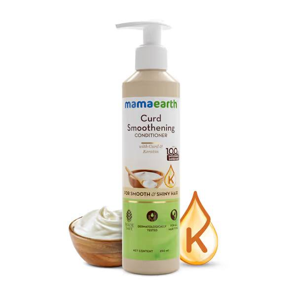 Mamaearth Curd Smoothening Conditioner with Curd & Keratin 250ml