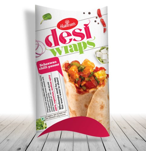 Haldirams Desi Wraps Chilli Paneer 156Gm