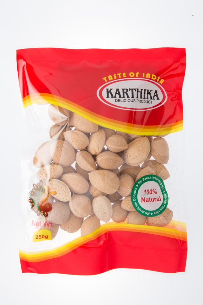 *KE Almonds (With Shell)250gm