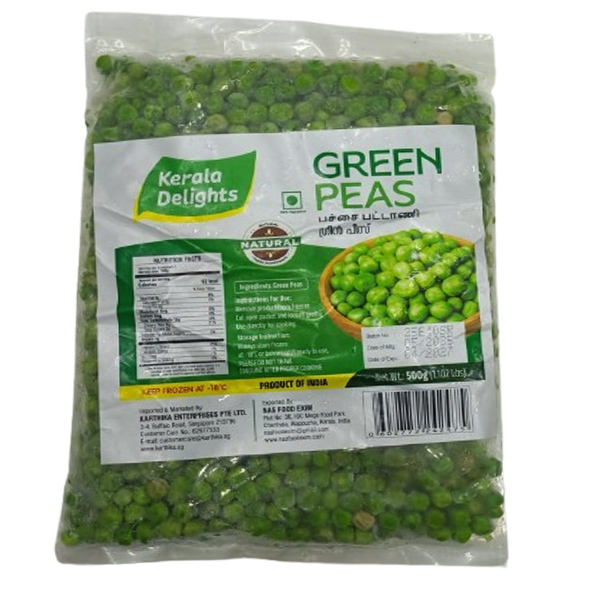 Kerala Delights Green Peas 500gm