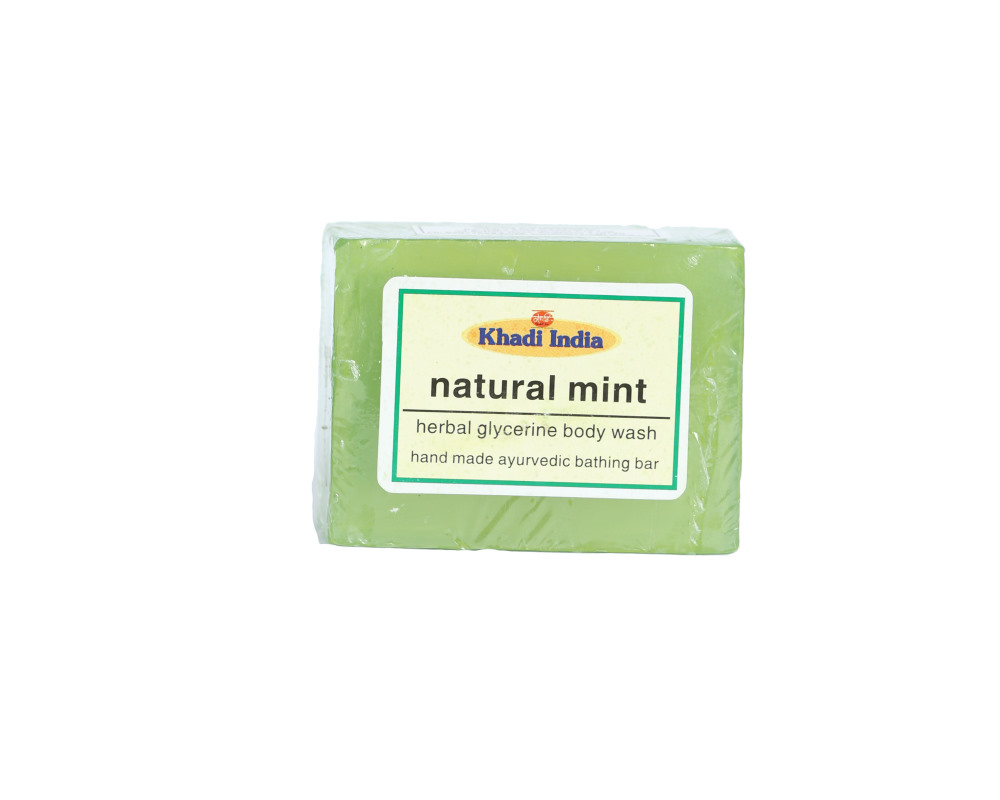 Khadi India Natural Mint Soap 125Gm