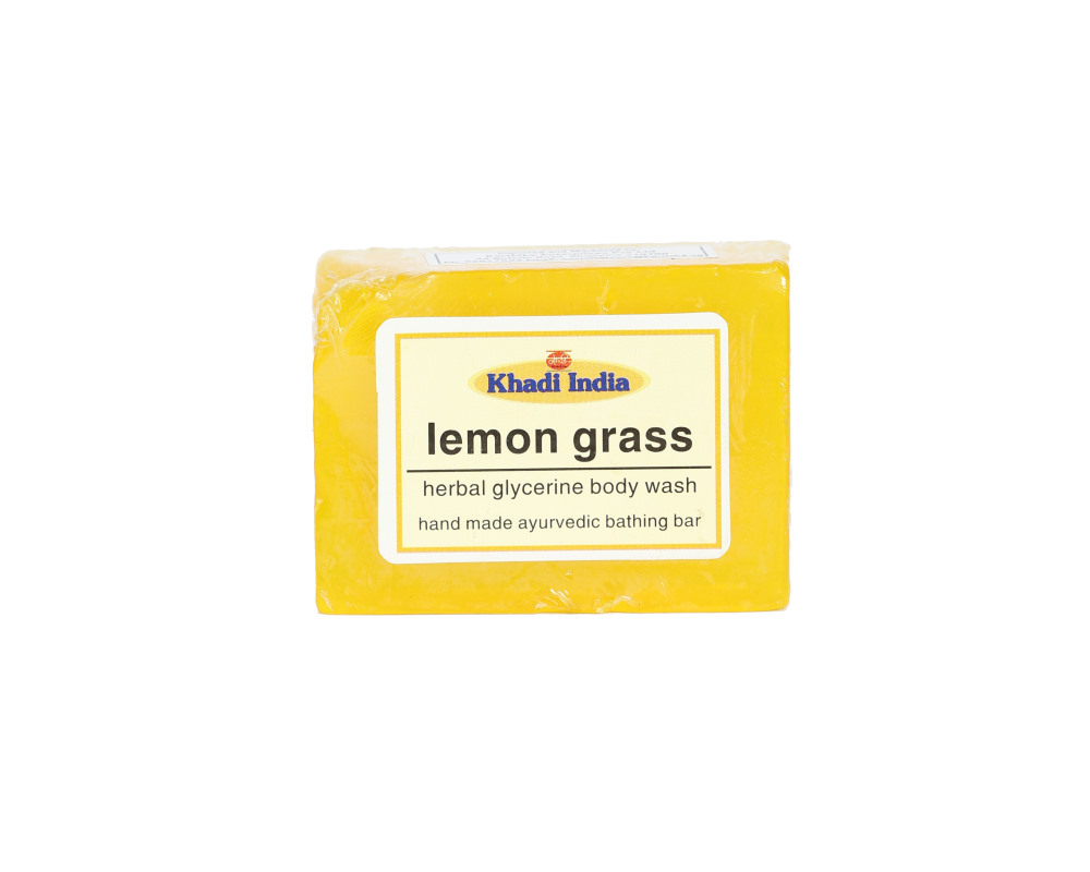 Khadi India Lemon Grass Soap 125Gm