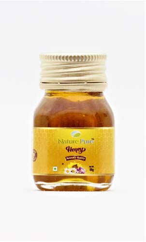 Naturepure Honey Glass Bottle 50G