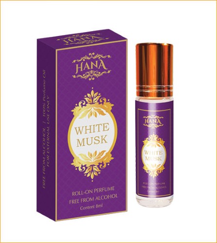 Hana White Musk Roll-On Perfume 8ml