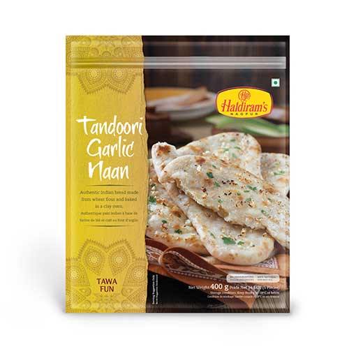 Haldiram Tandoori Garlic Naan 400Gm