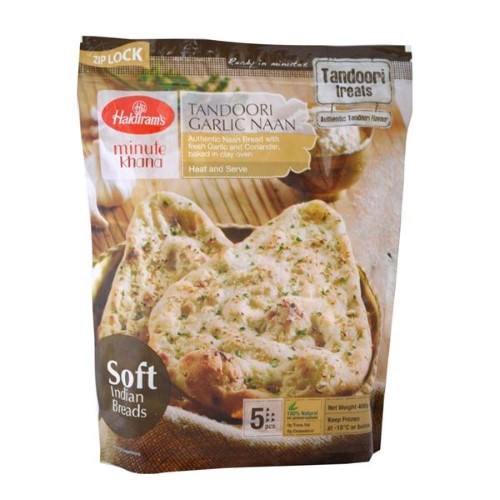 Haldirams Tandoori Garlic Naan 5Pcs