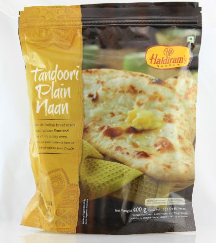 Haldirams Tandoori Plain Naan 400Gm