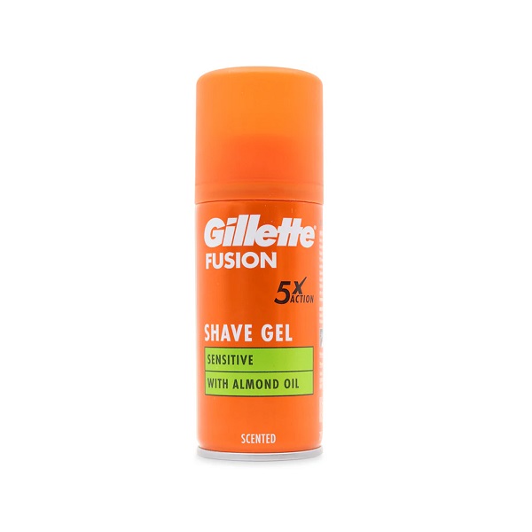 Gillette Fusion5 Shave Gel Sensitive  with Almond Oil 75ml