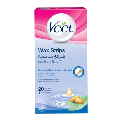 Veet Wax Strips Sensitive Skin 20's