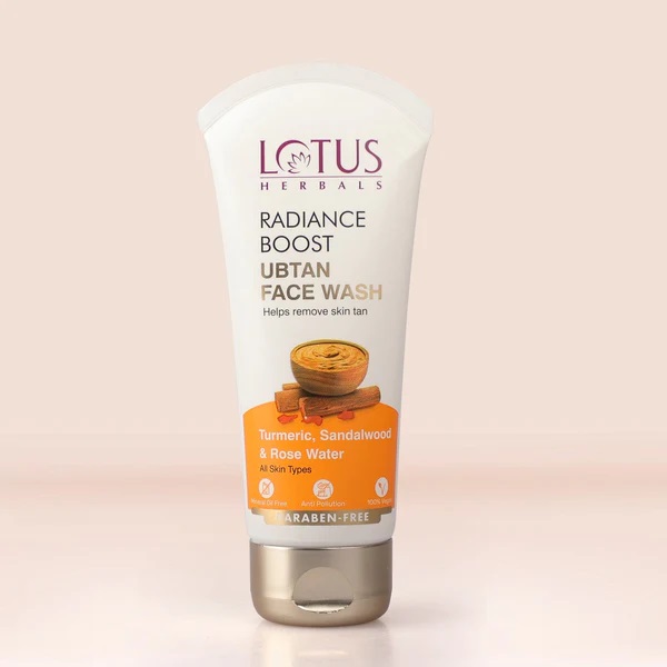 Lotus Herbals Radiance Boost Ubtan Face Wash 100gm