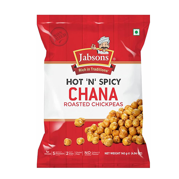 Jabsons Hot & Spicy Roasted Chana 140gm