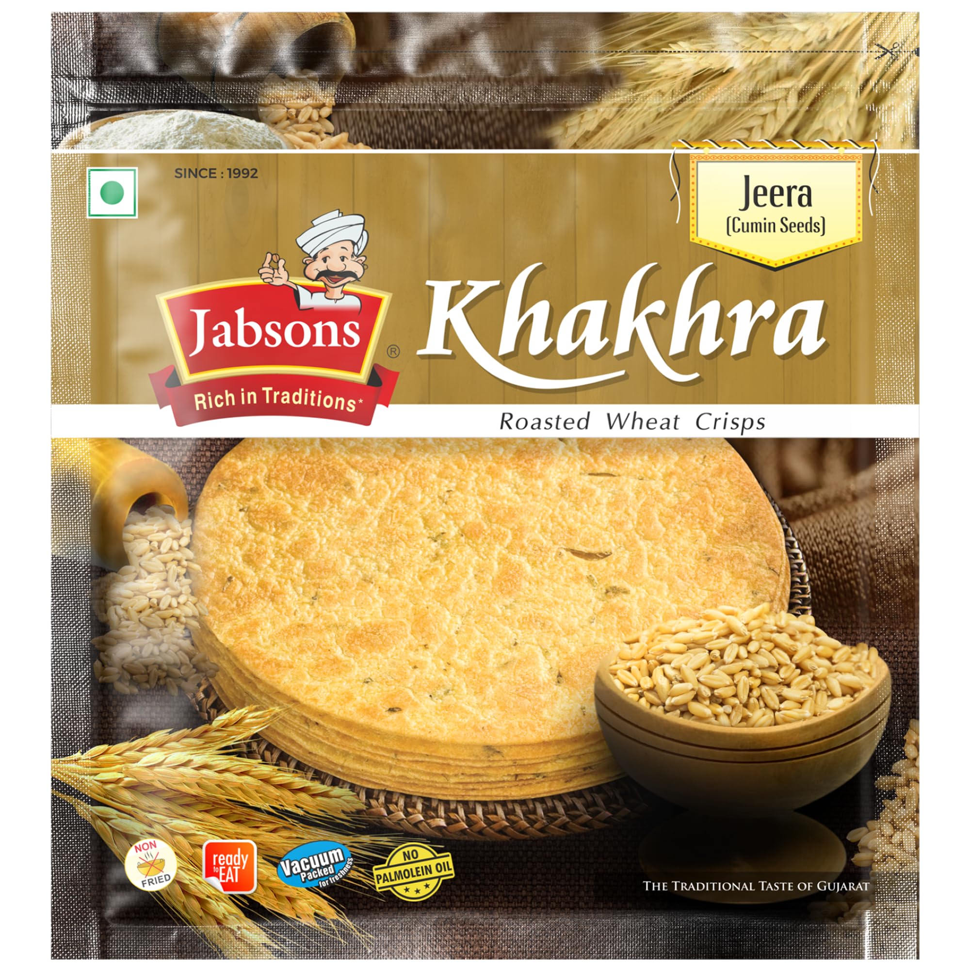 Jabsons Khakhra Jeera 180gm