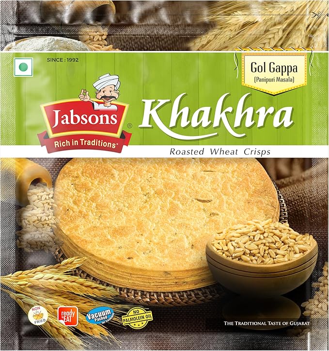 Jabsons Khakhra Gol Gappa 180gm