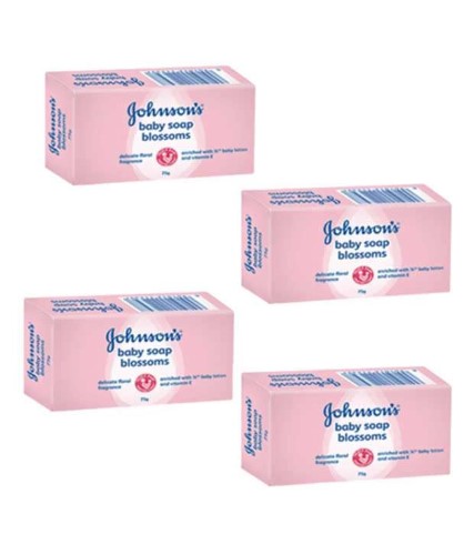 Johnson's Blossoms Soap 4X75G