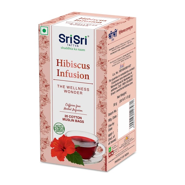 Sri Sri Tattva Hibiscus Infusion 20Bags (20s x 1.5g)