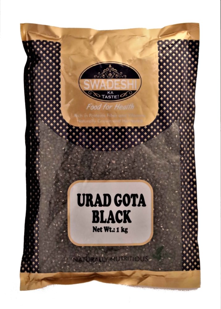 Swadeshi Urid Black Gota Whole 1Kg