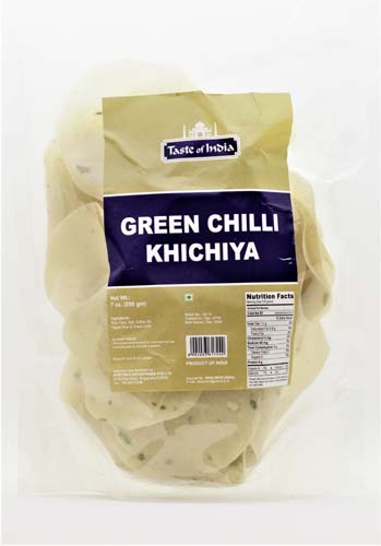 Taste Of India Green Chilli Khichiya 200Gm