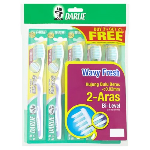 Darlie Toothbrush Buy 3 Get 2