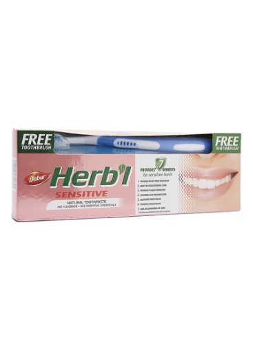 Dabur Herbal Toothpaste 150G Salt Lemon